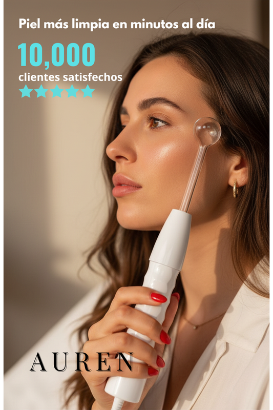 AUREN GLOWPRO® — Tratamiento profesional de alta frecuencia para transformar tu piel desde casa